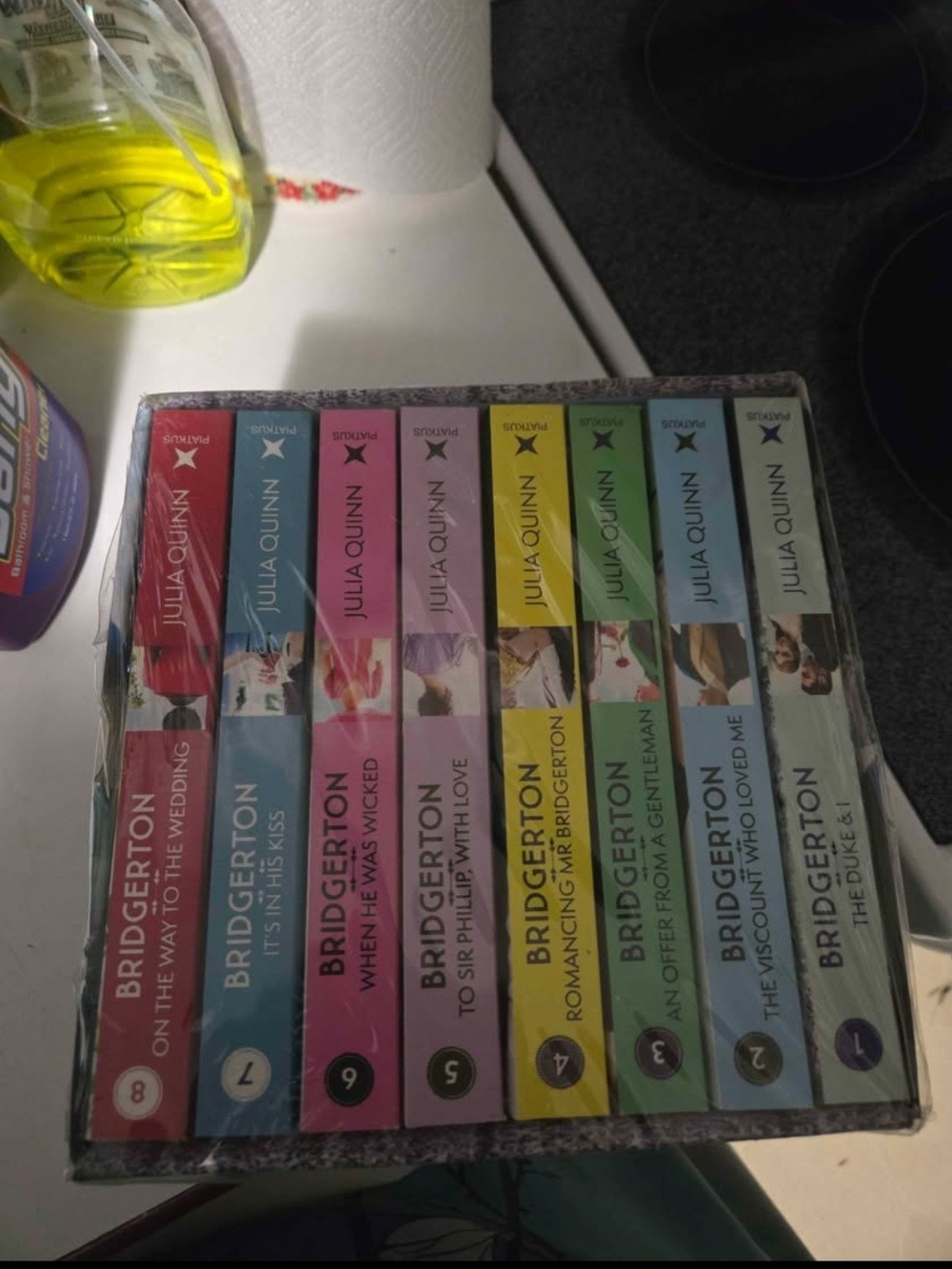 Bridgerton Paperback Book Set - Multi-Color Collection 16 Books In All.
